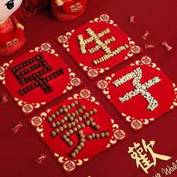 Man's wedding room layout, early birth, precious child, dried fruit combination mold, wedding supplies, bed decoration set, press bed ornaments