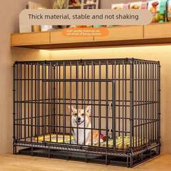 Dog Cage for Small Dogs, Indoor Foldable with Toilet, Pet-Specific Dog House, Winter Warm, Outdoor Enclosed for Large Dogs