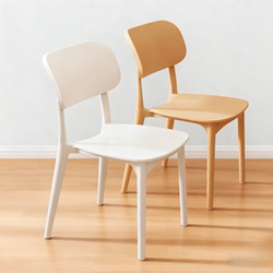 Modern Minimalist Home Dining Chair with Backrest, Thickened for Comfort, Suitable for Long Sitting, Plastic Stool, Nordic Style, Popular Online, Commercial Dining Table Chair
