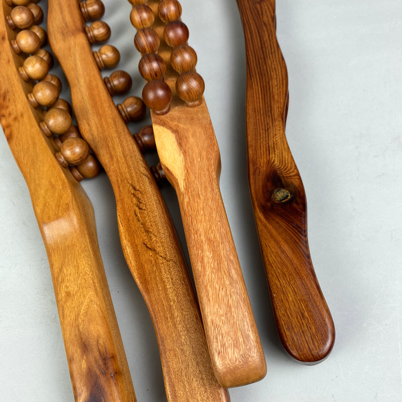 HUANGHUALI 전문 백 롤링 스틱, 체중 감소 및 힘줄 스틱, 일반 마사지 전신 긁기 스틱, 건식 힘줄 스틱-