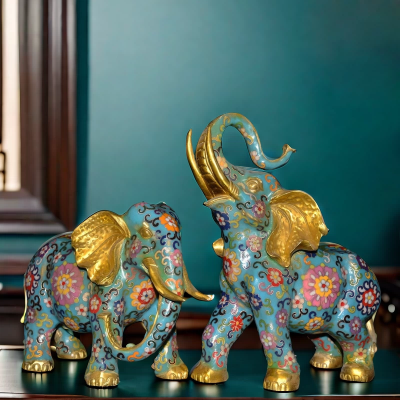 铜器  香炉  三足象耳三面狮头香炉 香道具  工艺品  美术品  摆件 三足象耳 三面獅頭薫香炉 九龍聚宝盆香炉 装飾品 工芸品