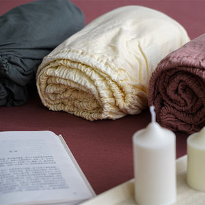 
Class A soft naked sleeping cotton Indian cotton sheets and fittings simple solid color pure cotton bed cover Simmons protective cover 1.8