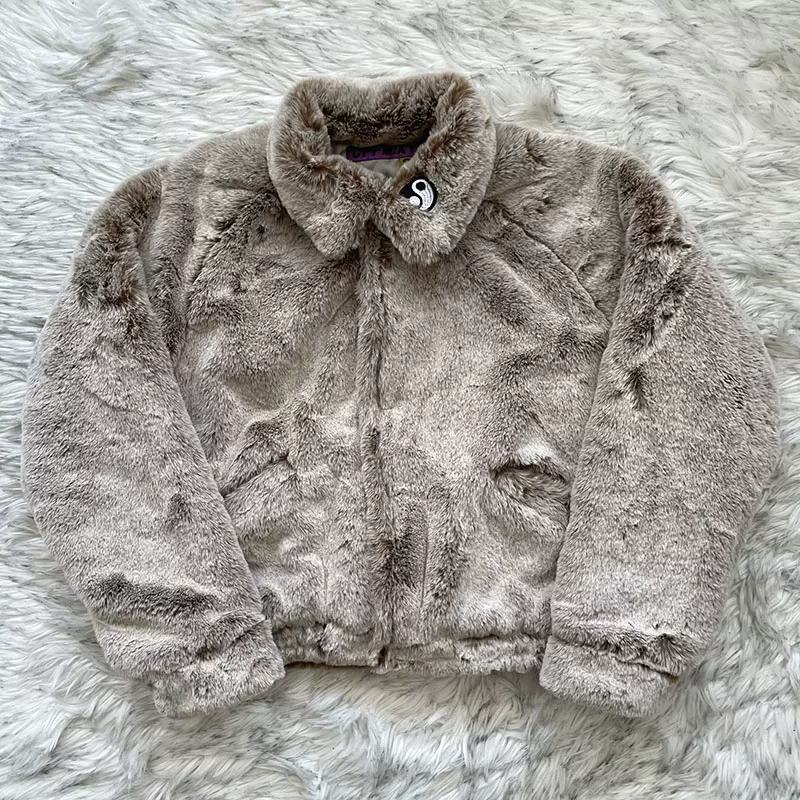 菲董同款CPFM.XYZ Bigfoot Jacket 羊羔绒刺绣夹克外套两面穿-Taobao