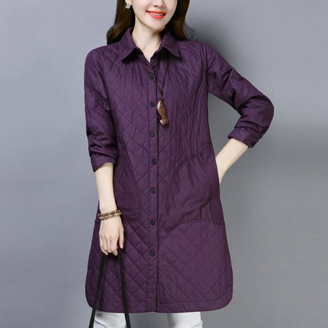 Woman's Winter Long Sleeve Warm Jacket Fashion Large size Down Jacket Winter Woman's Cotton clothing
