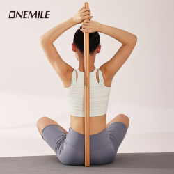 Onemile Wooden Training Posture Stick for Correcting Yoga, Opening Back and Shoulders, Adult Men's Fitness Dance Body Stick