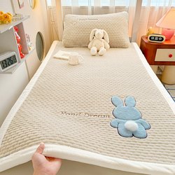 Winter Milk Velvet Quilted Mattress Home Soft Cushion Thickened Pad Bedroom Tatami Bed Mattress Non-Slip Blanket