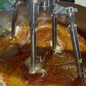 
Hot pot frying machine stir-fries 650*0.5kg bean paste multi-head stirring wok Longze large hot pot chili sauce wok