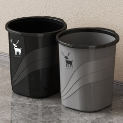 Large Trash Can for Home Use, Thickened, Suitable for Living Room, Restaurant, Kitchen, Categorized for Bedroom, Commercial Use, Dormitory, Bathroom, Office, Wastebasket