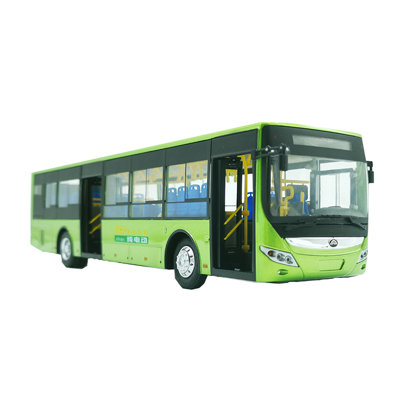 奥丽 纯电动公交车模型合金玩具