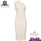UK Purchase New Women's Rick Owens Draped One-Shoulder Knit Dress
