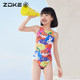 Zoke children's swimsuit one-piece triangle professional swimming training zoke girls competition racing children's quick-dry swimsuit