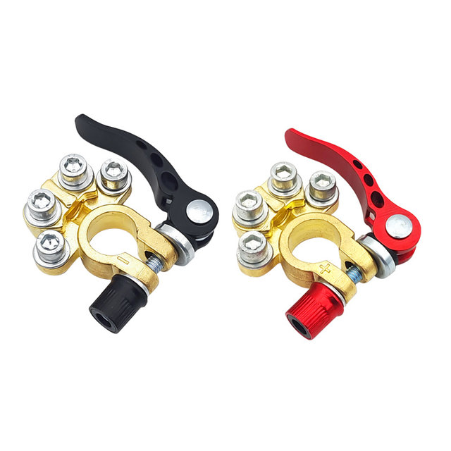Pure copper battery pile head car battery quick release clip multi-tap ...