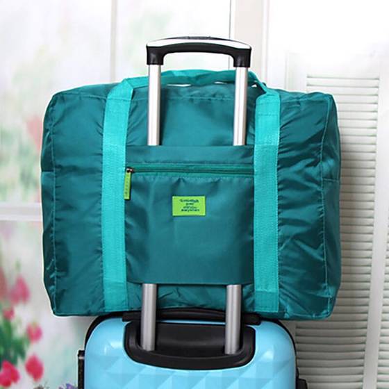 Folding travel bag Female portable travel bag large -capacity trips short -distance men can board waterproof luggage bag travel bag
