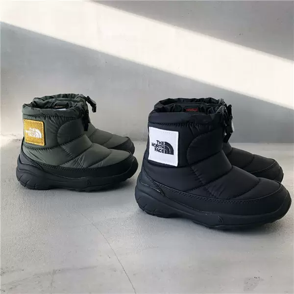 东京户外THE NORTH FACE K Nuptse Bootie 童款雪地靴22AW-Taobao