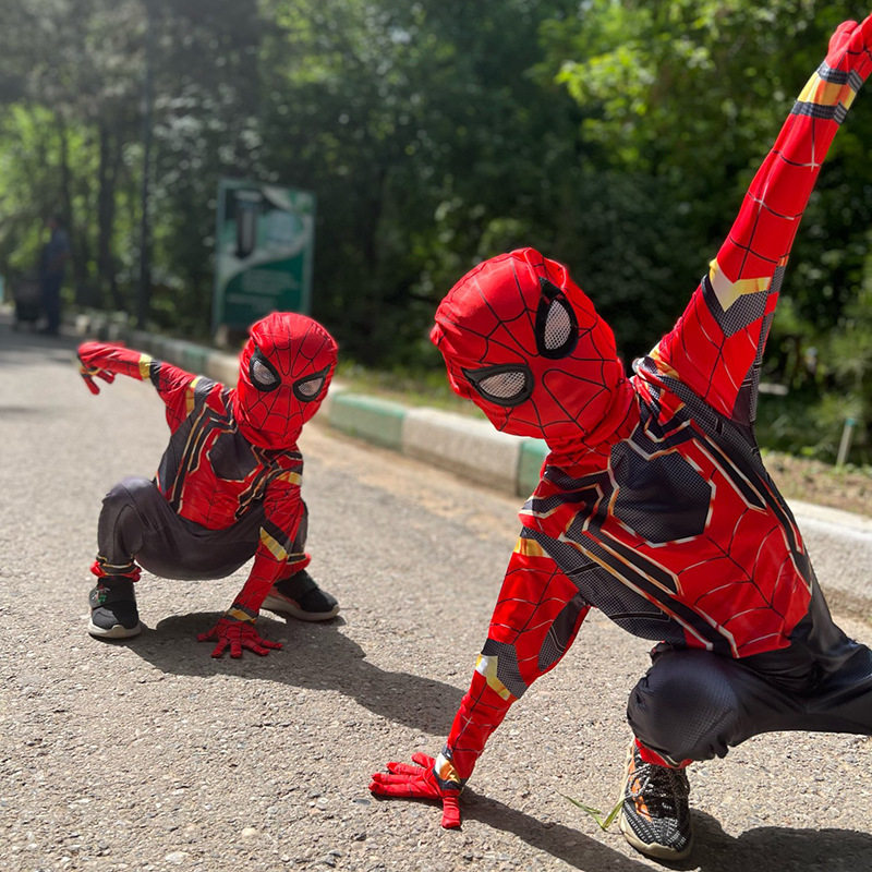 Disfraz de Spiderman Miles Morales Iron Man Expedition Ropa de