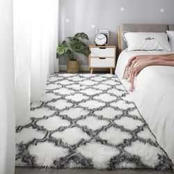 Nordic ins Carpet for Living Room Coffee Table Bedroom Full Coverage Home Cute Room Girl Bedside Plush Rug Floor Mat