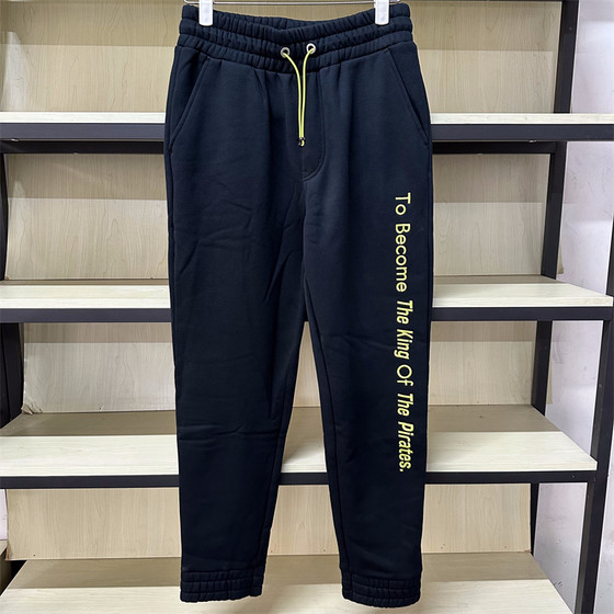 
Baleno One Piece men's winter thickened velvet embroidered leg youth casual sports pants 16939008