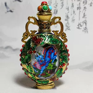 古美術•鼻煙壷•清時代• 骨• 春画 H-c1 清朝时代