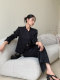 JWUNIQUE apricot new Chinese two-piece suit for women's spring 2025 new Chinese style top high waist skirt