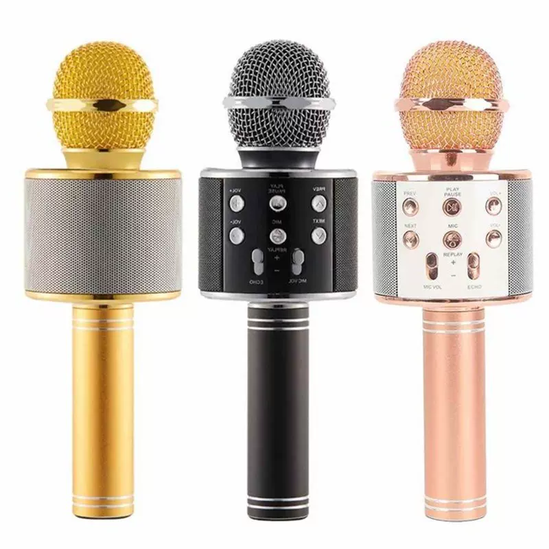 Wireless Bluetooth Karaoke Microphone Mini Portable Speaker-Taobao