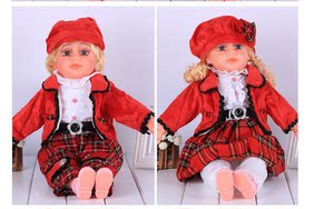 
Dolls tell stories, ancient poems and children's songs accompany kindergarten children, early education educational rag dolls, cute children's toys