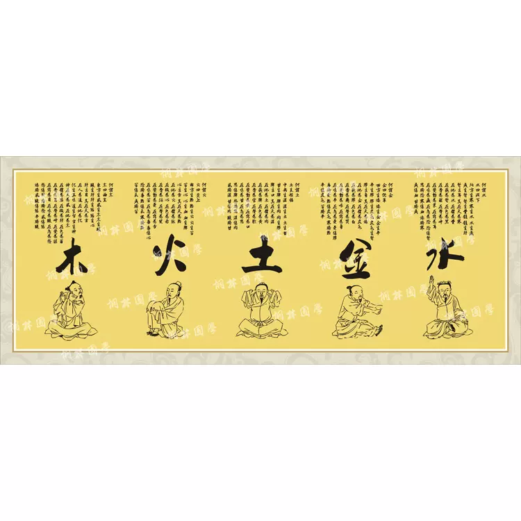 木火土金水五行养生尚书洪范对五行阐述中医院养生馆