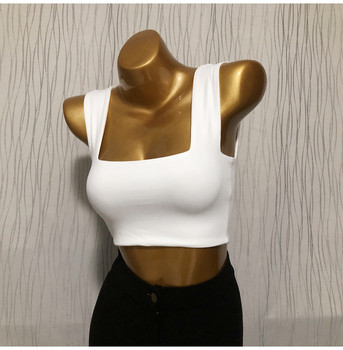 Shop owner is comfortable and has a wide shoulder strap vest