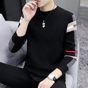 
Round neck sweater men's 2025 autumn and winter new slim fit bottoming shirt men's casual long-sleeved sweater inner sweater