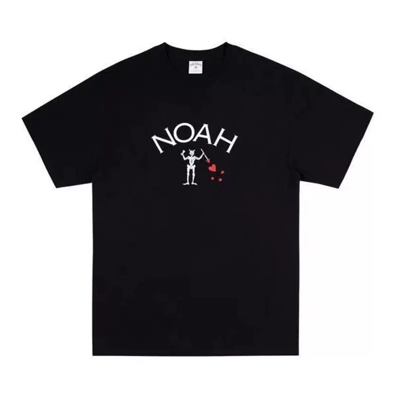 NOAH 20FW BLACKBEARD LOGO TEE十字超限定恶魔桃心短袖男女T恤潮-Taobao