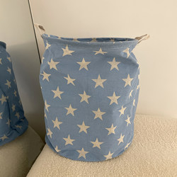 Star-Shaped Laundry Basket. Large Capacity Household Dormitory Handle Toy Storage Basket Foldable ins Portable Dirty Clothes Basket for Bathroom
