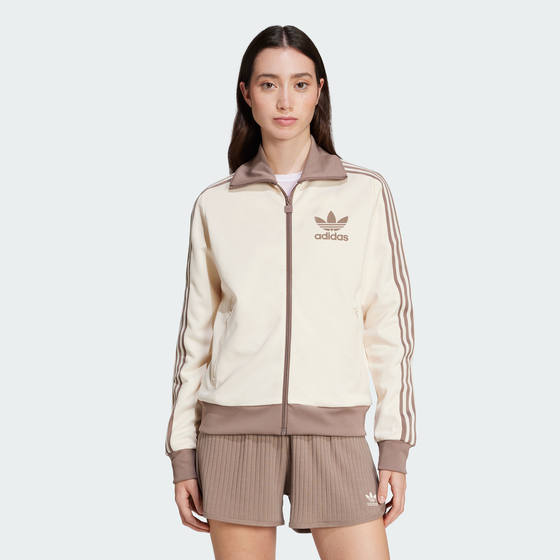 
Adidas Adidas clover women's autumn retro three-stripe stand-up collar sports long-sleeved jacket JC5807