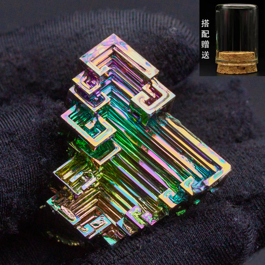 ビスマス結晶標本 - 生の石鉱石コレクション