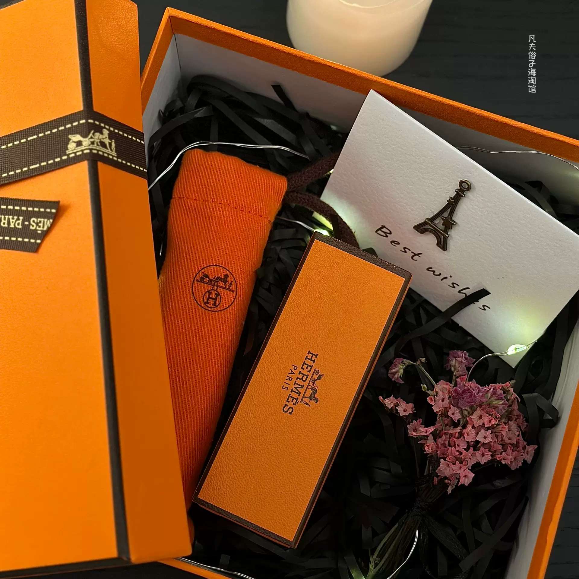 爱马仕口红 75 74 49专柜礼盒 生日礼物 配尼罗河香水套装 礼物