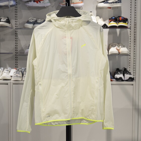 Li Ning Women's Sports Trench Coat 2023 Summer Running Series Quick Dry Light and Light Breathable Sunscreen Jacket AFDT186
