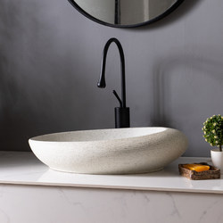 Special-Shaped High-End Ceramic Basin for Washing Machine, Balcony, Bathroom, High-End Washbasin, Single Basin Sink