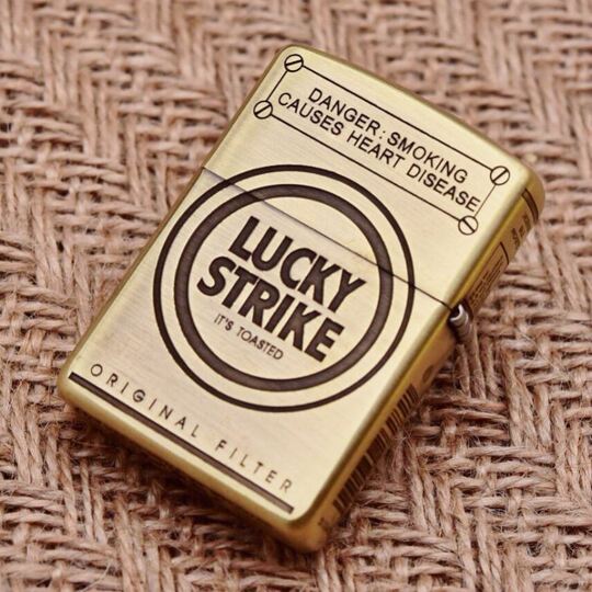 Isqueiro Zippo Lucky Strike Armor - Cobre