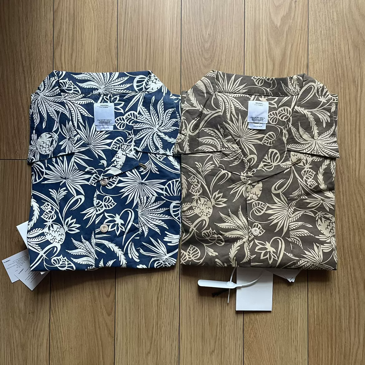现货】VISVIM DUKE SHIRT SS (N.D. PINEAPPLE) 15SS 树叶衬衫