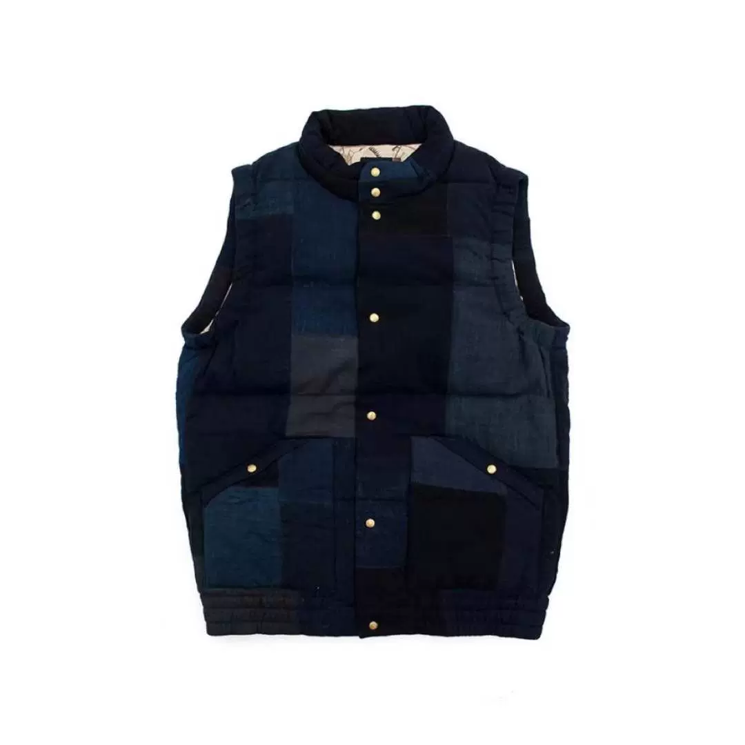 VISVIM KOFU 15AW Down Vest Pineapple - トップス