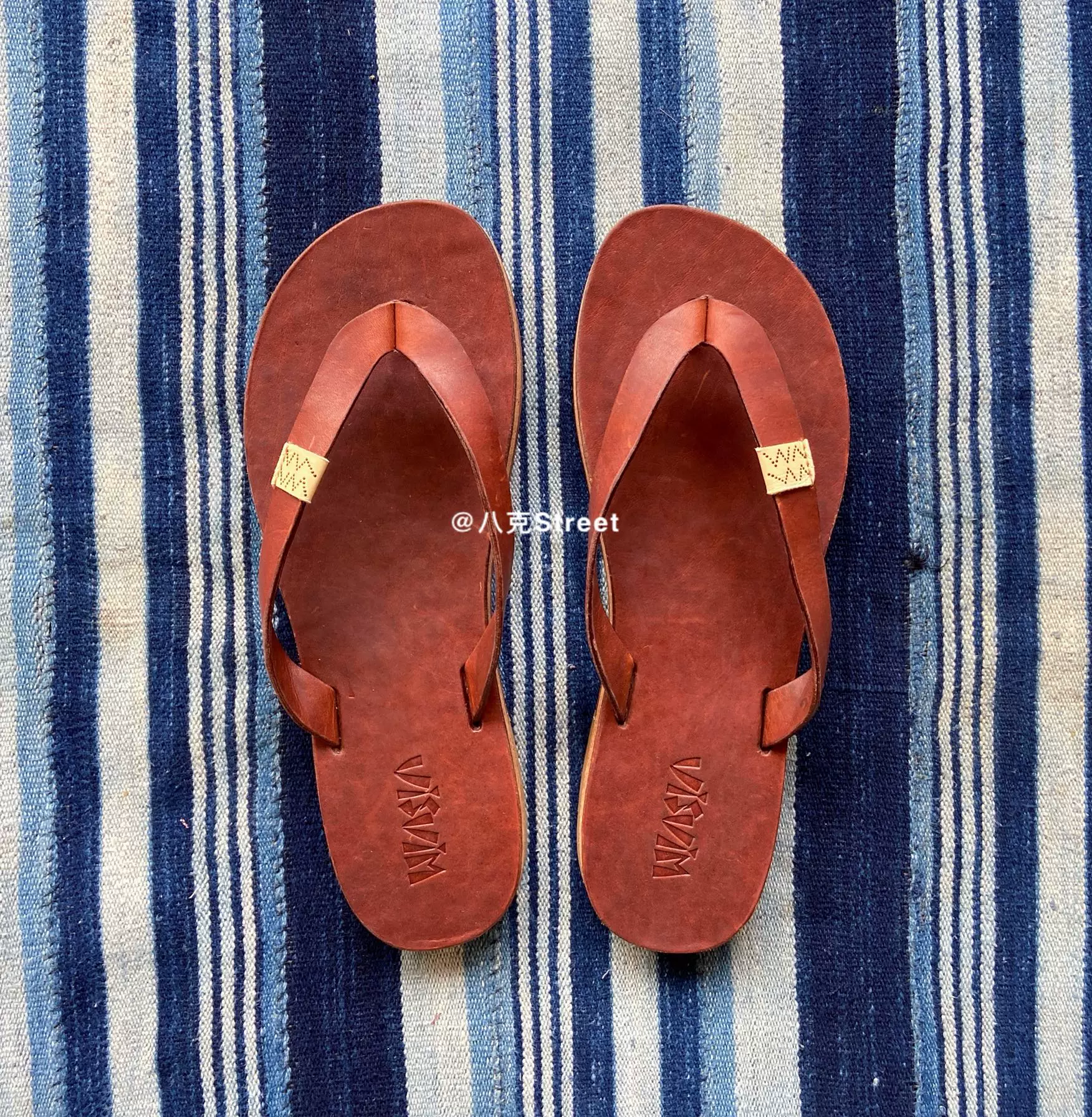 現貨VISVIM 18SS HANA SANDAL-FOLK 人字拖拖鞋全新品-Taobao