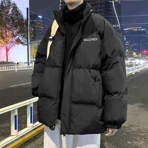 
Down jacket men's winter 2025 new couple warmth and thickened American high street jacket for teenagers winter cotton jacket