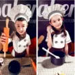 Trẻ em Nhỏ Đầu Bếp Trang Phục Bộ Mẫu Giáo Làm Bánh Halloween Cosplay Trẻ Em Chụp Ảnh Trang Phục Kinh Nghiệm Chuyên Nghiệp