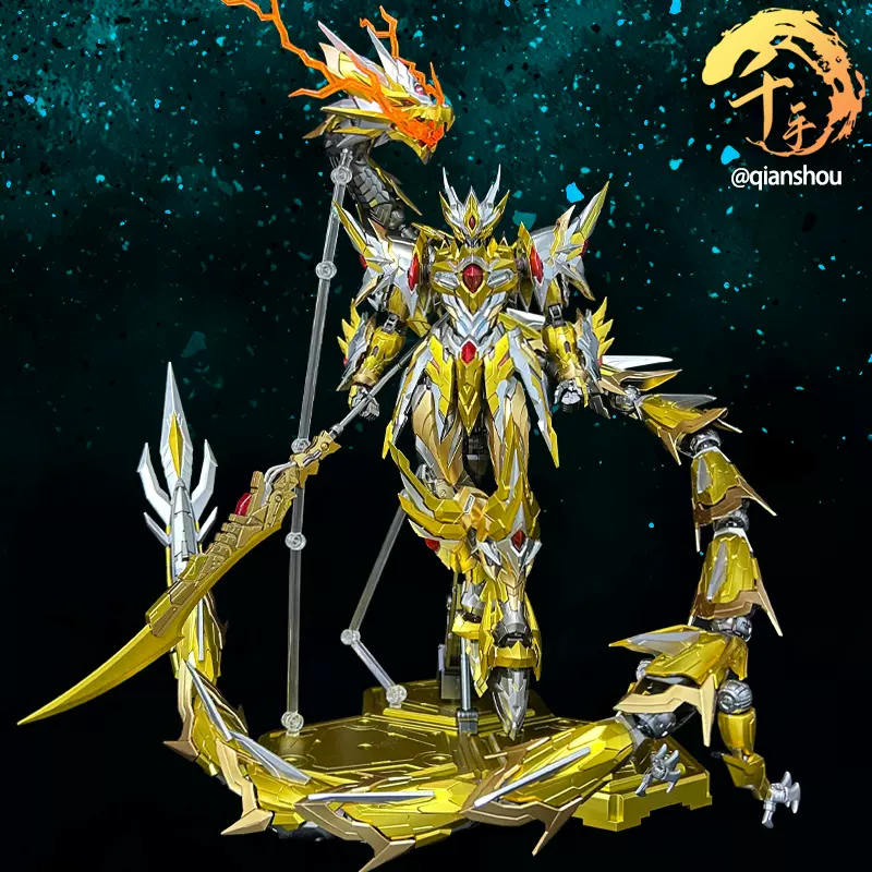现货摩动核敖丙白起拼装寒龙子带龙国创机甲模型哪吒曹仁干将