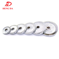 Pure Iron Heavy-Duty Electroplated Dumbbell Plates 10kg 5kg 1.25/20 Small Hole Barbell Plates Steel Shot Put for Men and Women Fitness