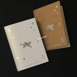 Mochi Production Studio｜Original Collaboration Little Pony Trail/Chair Book Silver Stamping Passport Book Detachable Book
