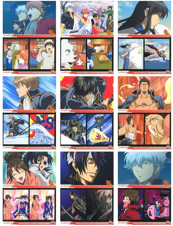 银魂透明胶卡收藏系列第8弹普通纸卡（非胶卡）散3