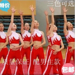 Student Cheerleading Performance Costumes, Aerobics Competition Costumes, Gymnastics Women's Group Fitness Costumes, Cheerleading Dance Costumes