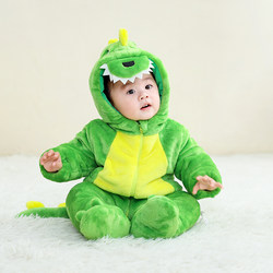 Baby Winter Clothing, Flannel Warm Clothes, Thickeneded Jumpsuit, Male and Female Baby Outing Clothes, Newborn Crawling Clothes