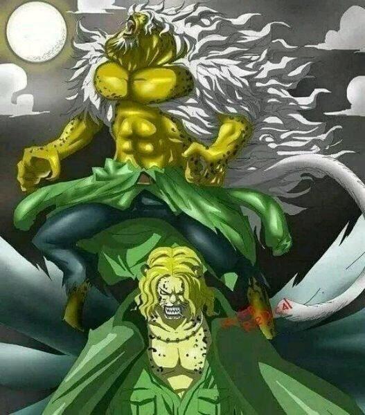 海贼王:同人画出毛皮族月亮狮子形态!