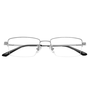 Ultra -light half -myopia glasses box Men's business titanium alloy glasses rack with mirror with degree and anti -blue light 15319