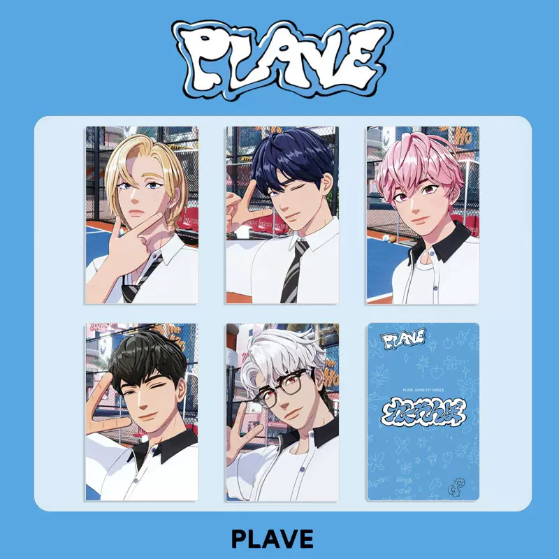 PLAVE日专小卡明信片虚拟男团特典卡收藏5张一套韩团周边现货
